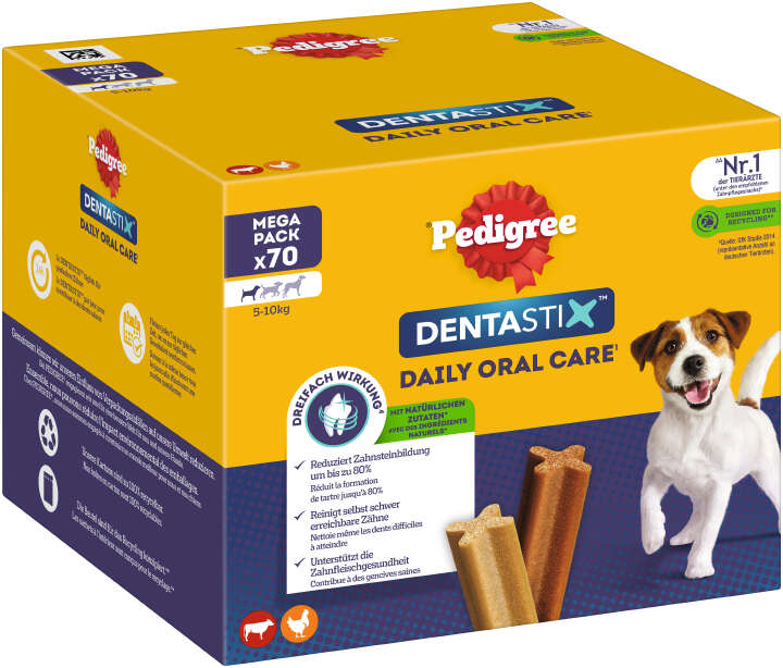 Pedigree Hundeleckerli DentaStix Daily Oral Care für kleine Hunde